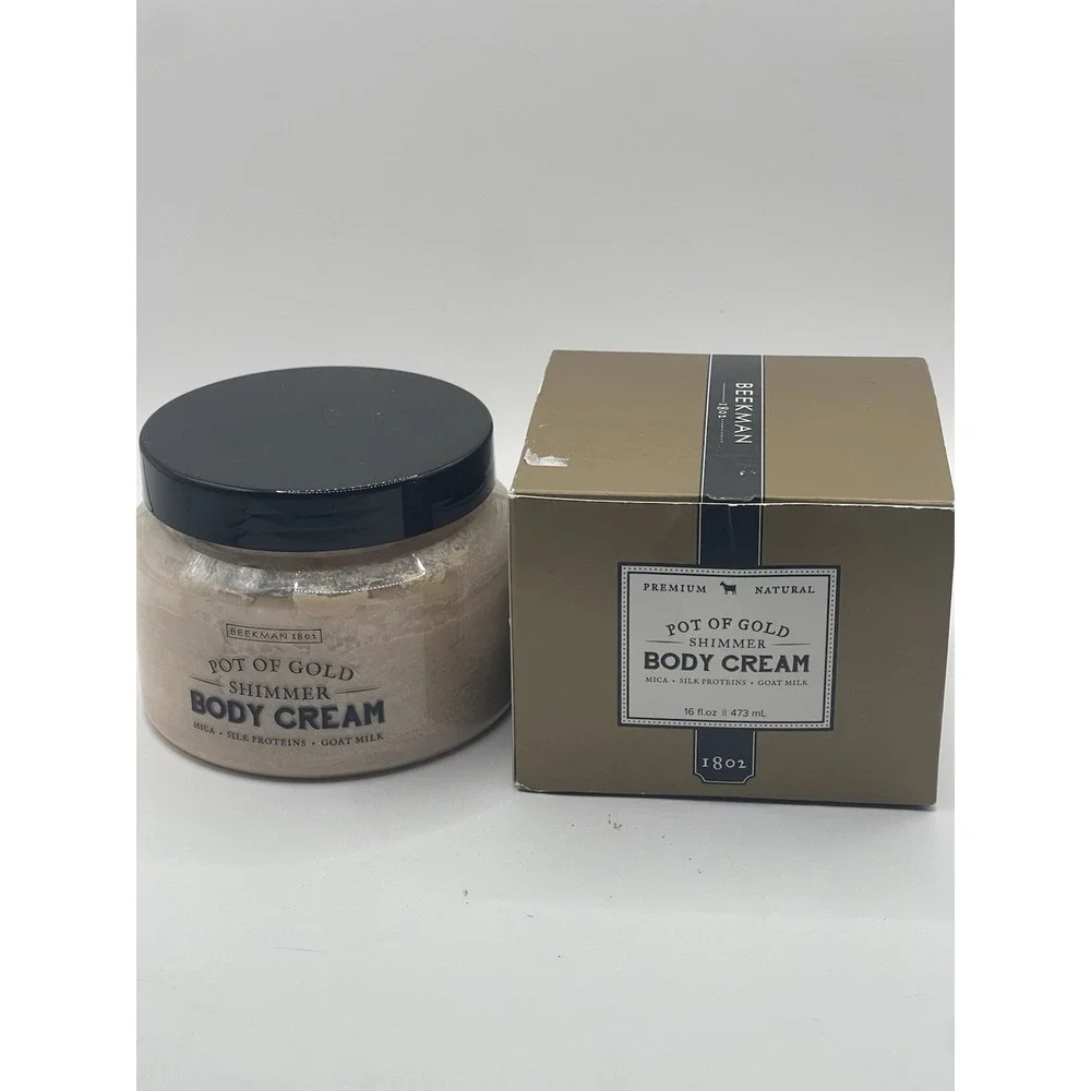 Beekman 1802‎ Super-Size Pot of Gold Whipped Body Cream 16 Oz SEALED